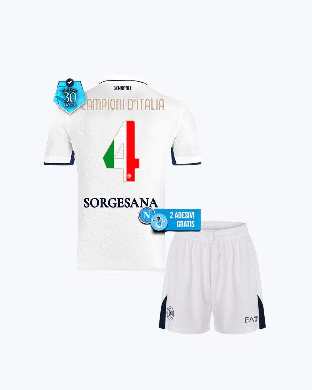 Kit Bambino Campioni D'Italia Away 24/25