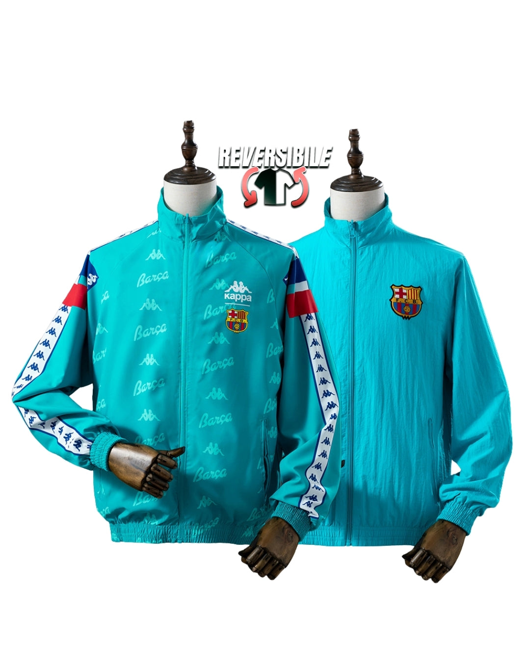 Giacca Impermeabile Antivento Doppio Lato