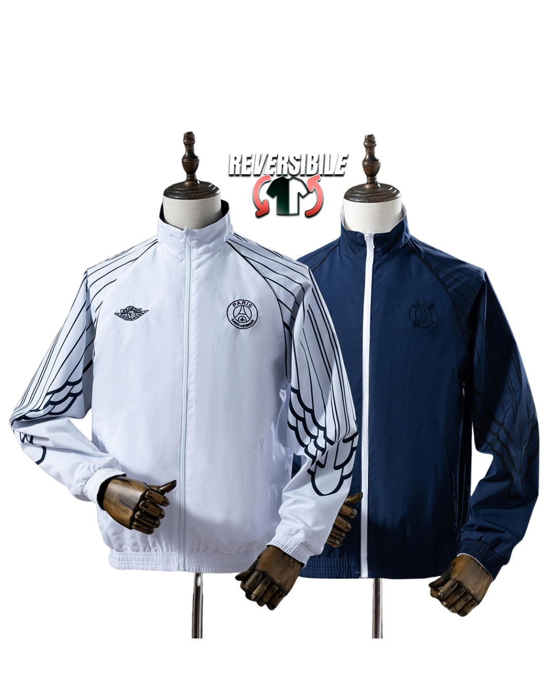 Giacca Impermeabile Antivento Doppio Lato