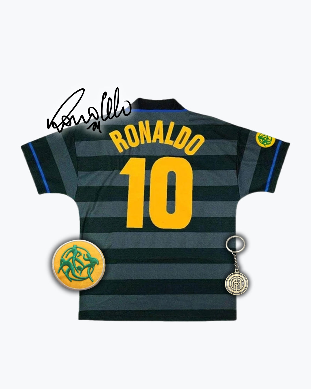 #10 RONALDO Maglia Away Retro 1997/1998