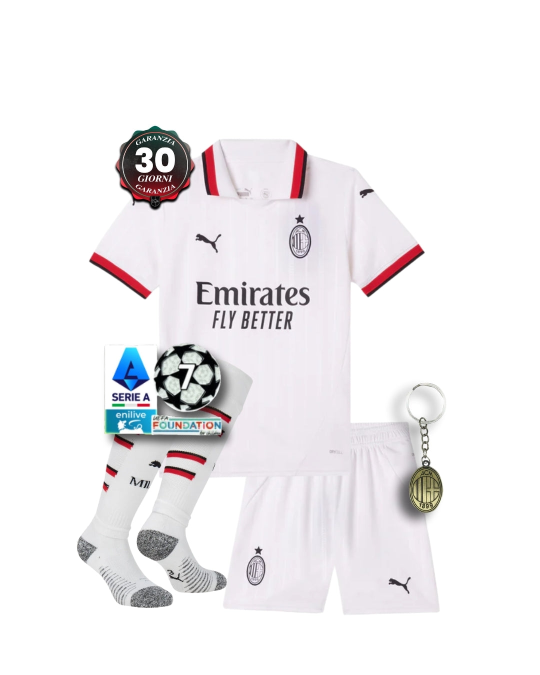 Kit Bambino Con Calzettoni Away 24/25