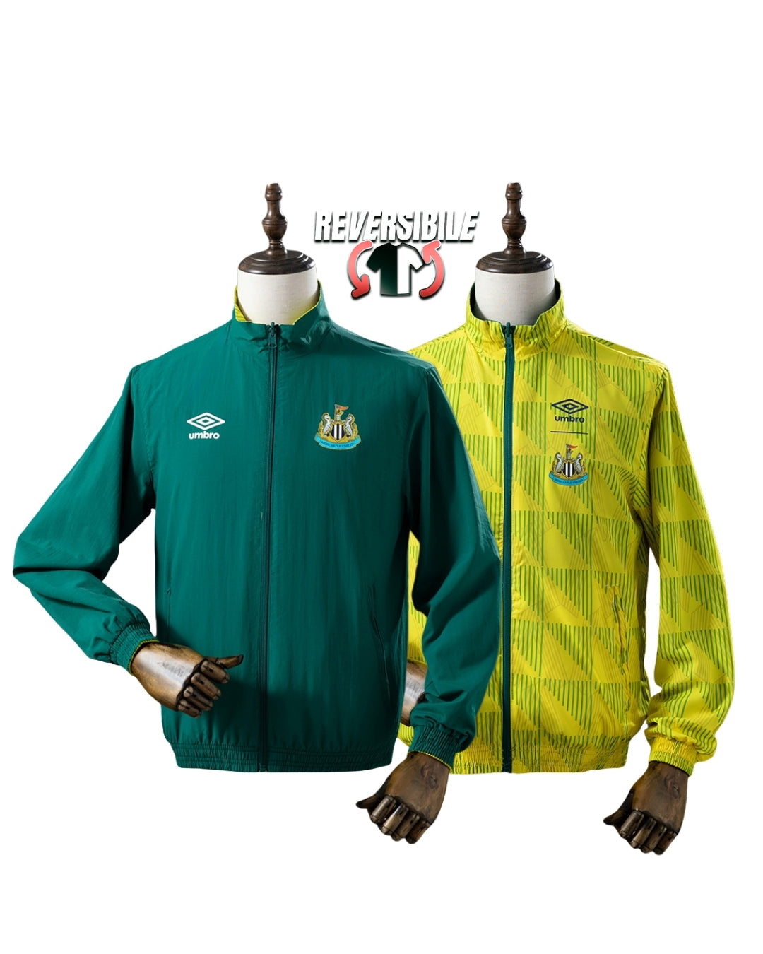 Giacca Impermeabile Antivento Doppio Lato