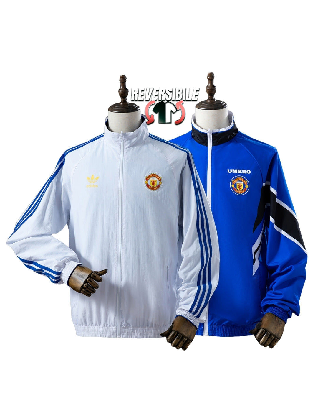 Giacca Impermeabile Antivento Doppio Lato