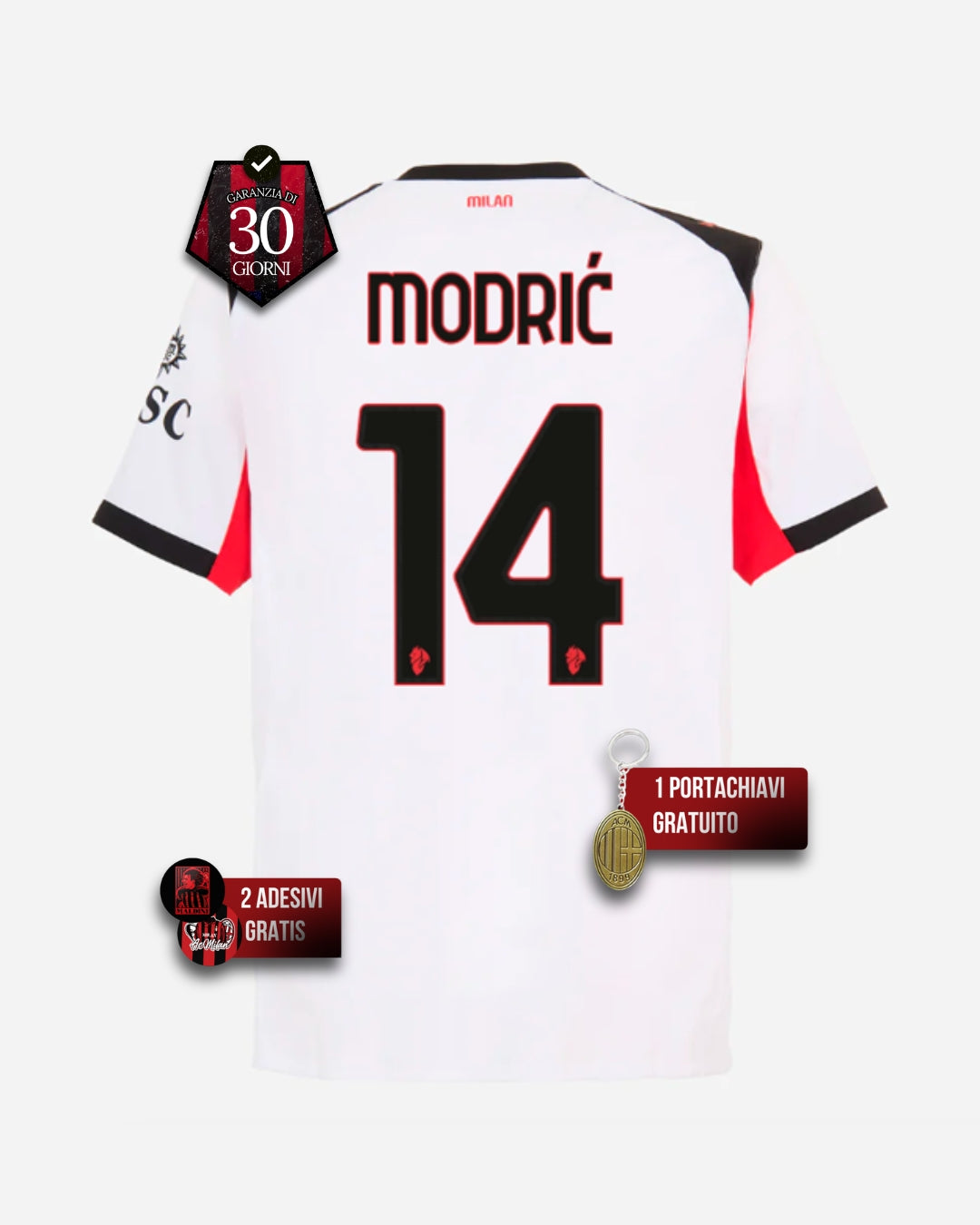 #14 MODRIC Maglia Away Player 2025/2026