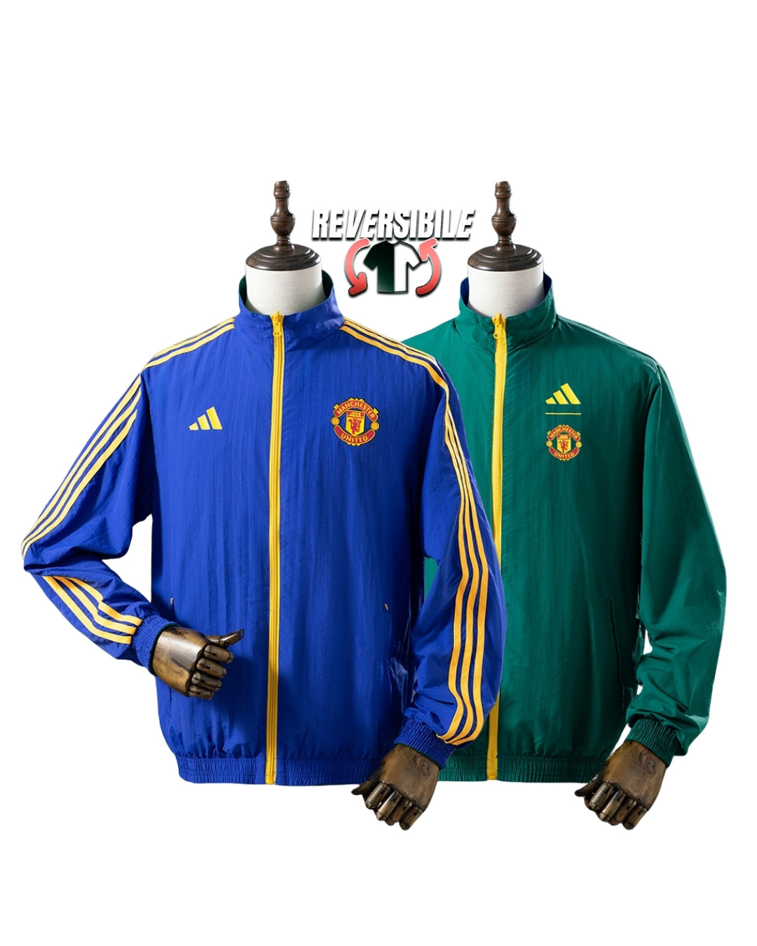 Giacca Impermeabile Antivento Doppio Lato