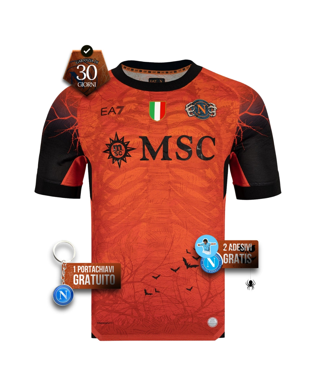 Maglia Halloween Arancione 25/26