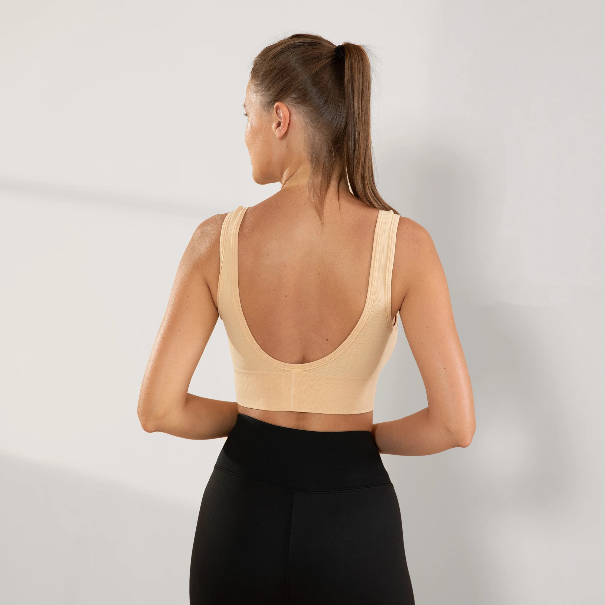 Gym, Women's Fitness Suits, Sports Bras, Women's No Bojo Basico Flat Seamless On The Side Bras, Brazil