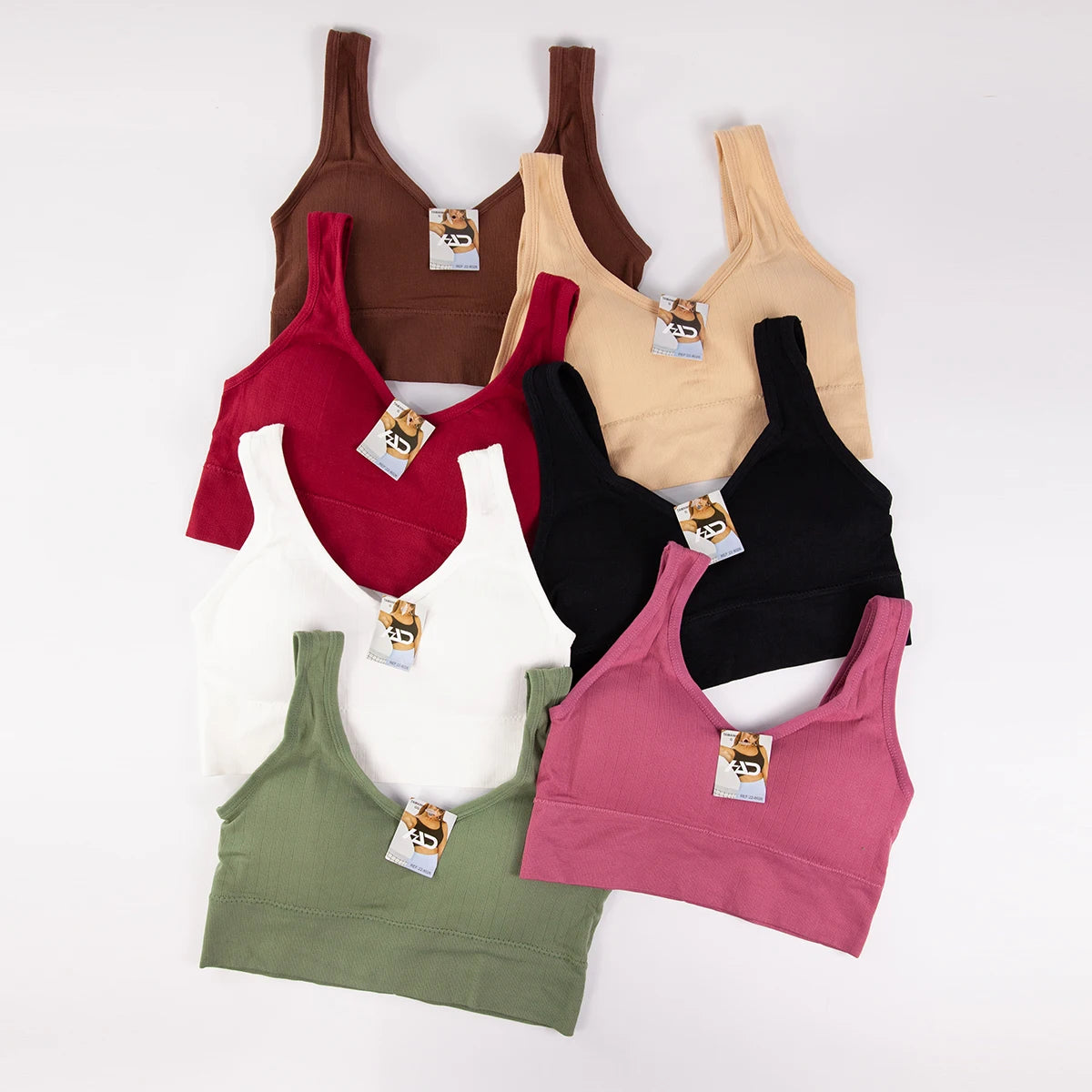 Gym, Women's Fitness Suits, Sports Bras, Women's No Bojo Basico Flat Seamless On The Side Bras, Brazil