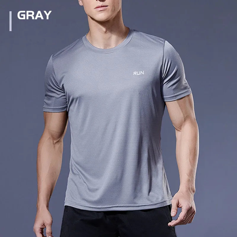 Multicolor Summer Short Sleeve Sport Shirt High Quality Gym Clothing Men Jersey Fitness Shirt Trainer Running T-Shirt Sportswear