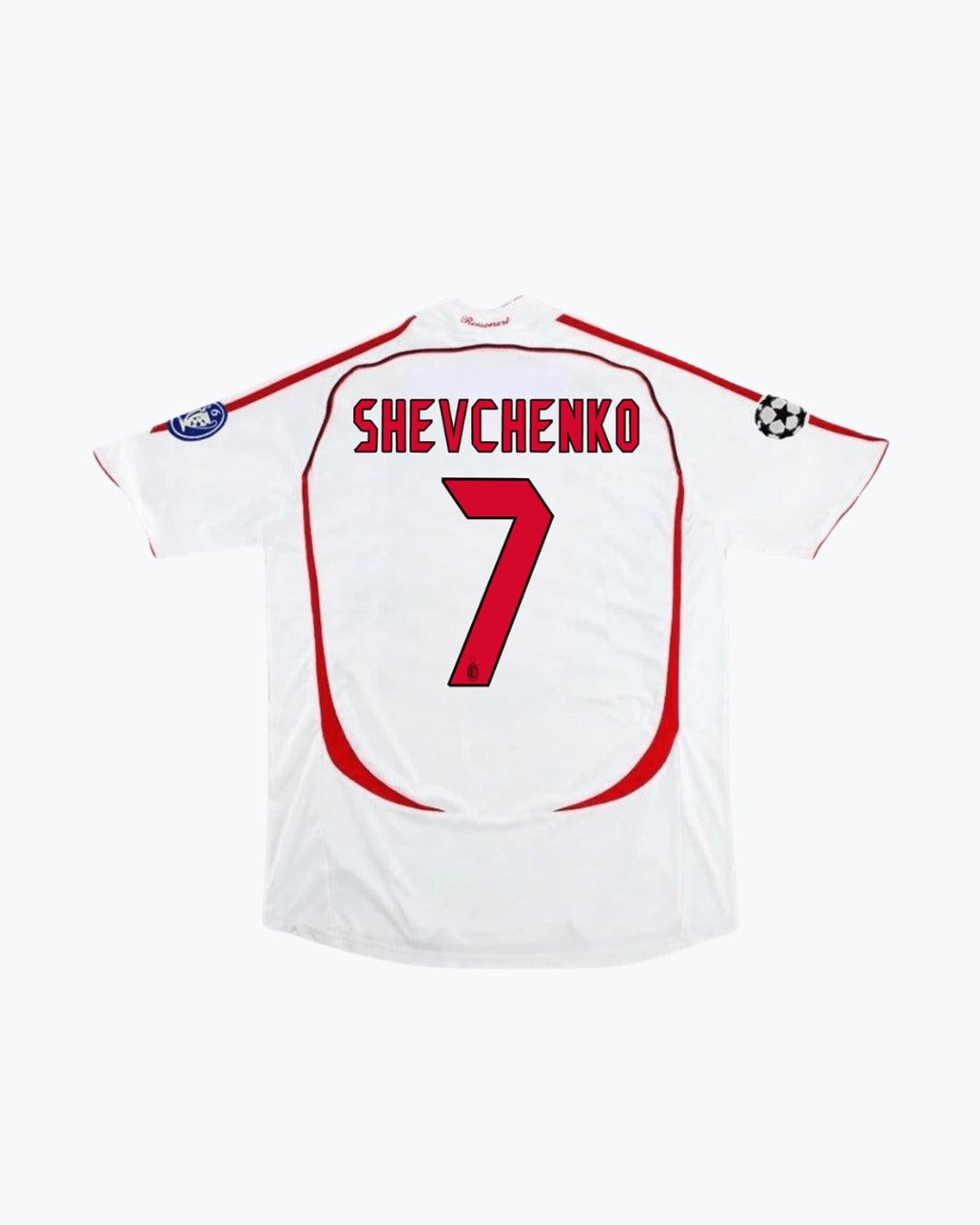 #7 Shevchenko Maglia Retro ACM Away 2007/08 - UCL Finale